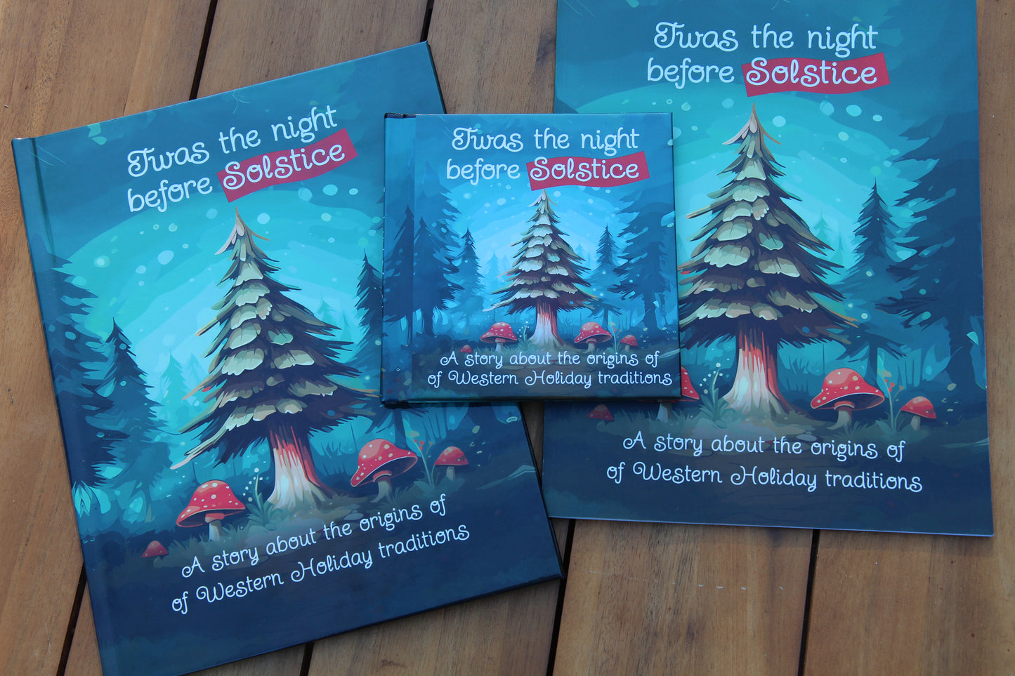 *Hardcover* of "Twas the Night Before Solstice" (8.5"x11")