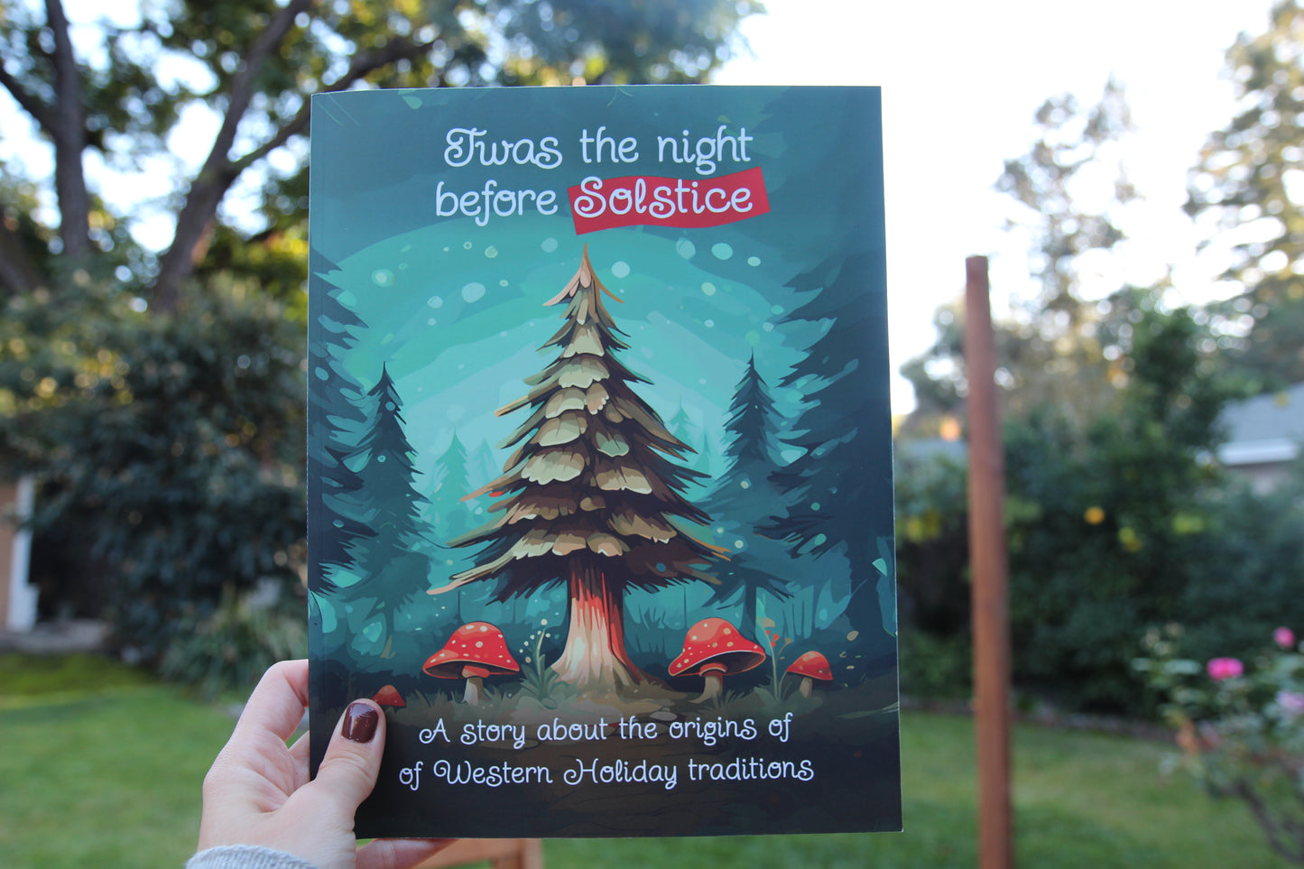 *Hardcover* of "Twas the Night Before Solstice" (8.5"x11")