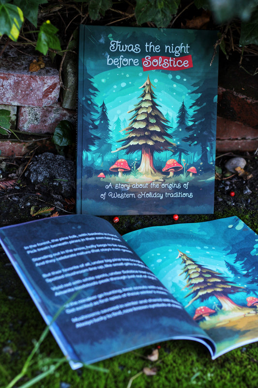 *Hardcover* of "Twas the Night Before Solstice" (8.5"x11")